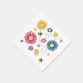 Frühlingsfarben Serviette (Ecke)