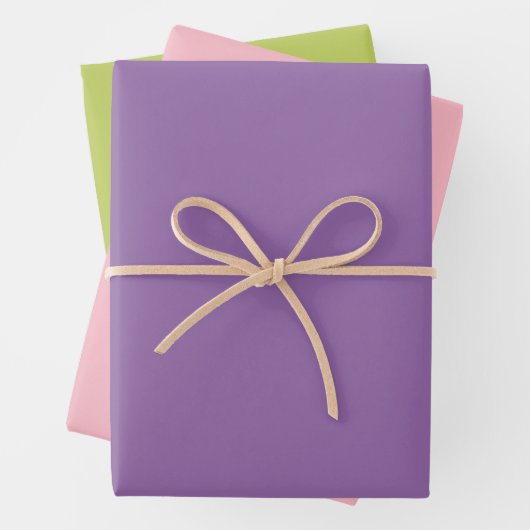 Frühlingsfarben-Set - Geschenkpapierbögen Geschenkpapier Set (Beispiel)