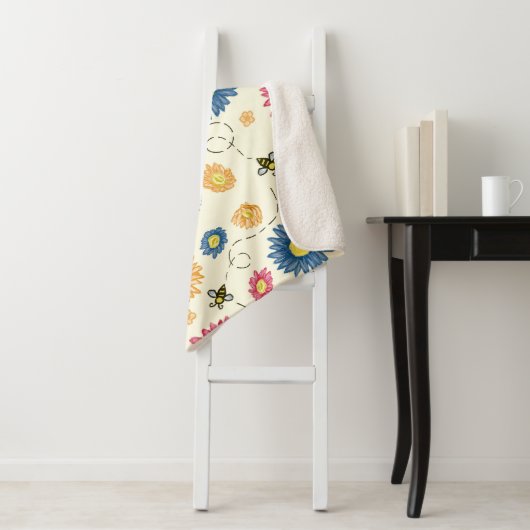 Frühlingsfarben Sherpadecke (Beispiel)