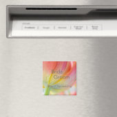 Frühlingsfarben speichern das Datumsfenster Magnet (In Situ (Geschirrspüler))