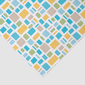 Frühlingsfarben Wonky-Quadrate und Rechtecke Seidenpapier (Ausschnitt)