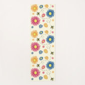 Frühlingsfarben Yogamatte (Vorderseite)