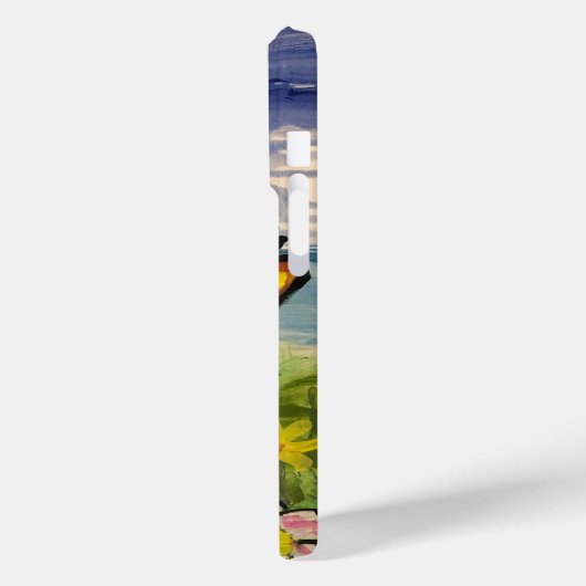 Frühlingsfarbenes Originalwerk Case-Mate iPhone Hülle (Rückseite / Links)