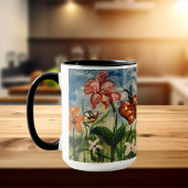Frühlingsfarbenes Originalwerk Tasse