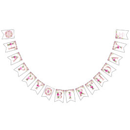 Frühlingsfarbige Blume Kindergeburtstag Wimpelkette