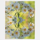 Frühlingsfarbige Gänse Fleecedecke (Vorderseite)