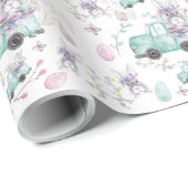 Frühlingsfarbige Hand gestrichen Geschenkpapier (Rolleneckpunkt)