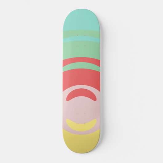 Frühlingsfarbpalette Skateboard (Vorderseite)