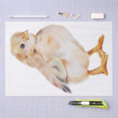 Frühlingsfarm Chick Watercolor Seidenpapier (Handwerk)