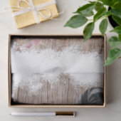 Frühlingsfarm Rooster Wasserfarbe Seidenpapier (Geschenk)