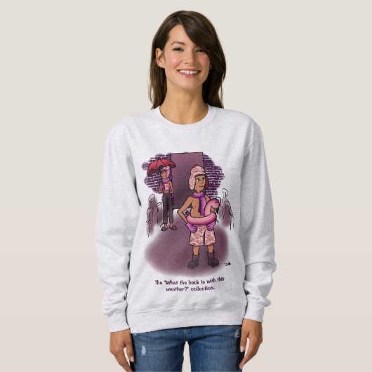 Frühlingsfashion Frauenahne Sweatshirt (Vorne ganz)