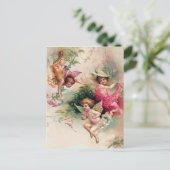 FrühlingsFeen Postkarte (Stehend Vorderseite)