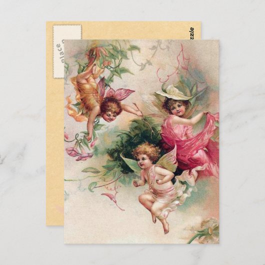 FrühlingsFeen Postkarte (Vorne/Hinten)