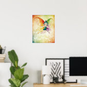 Frühlingsfeeplakat Poster (Heimbüro)