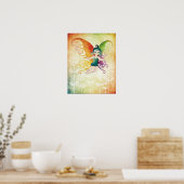 Frühlingsfeeplakat Poster (Küche)