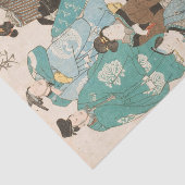 Frühlingsfeier von Utagawa Kuniyoshi Seidenpapier (Ausschnitt)