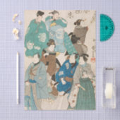 Frühlingsfeier von Utagawa Kuniyoshi Seidenpapier (Handwerk)