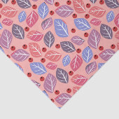 Frühlingsfenster Blätter rosafarbenes Tissue Seidenpapier (Ausschnitt)