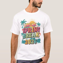 Frühlingsferien 2026 Strandparty Vintage-Shirt T-Shirt