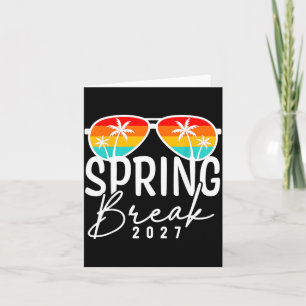 Frühlingsferien 2027 T-Shirts für Männer Frauen Ki Karte