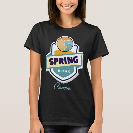 Frühlingsferien Cancun 2021 T-Shirt (Vorderseite)