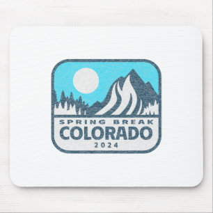 Frühlingsferien Colorado 2024 - Schneeskiurlaub Mousepad