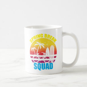 Frühlingsferien Familien-Squad 2024 Strand Sommerr Kaffeetasse