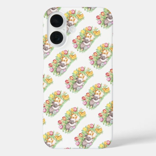 Frühlingsferien Osterhase Case-Mate iPhone Hülle (Rückseite)