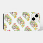 Frühlingsferien Osterhase iPhone Hülle (Rückseite (Horizontal))