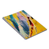 Frühlingsfest. Farbige Texturmalerei. Ab Notizblock (Rechte Seite)