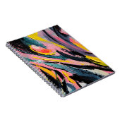 Frühlingsfest. Farbige Texturmalerei. Ab Notizblock (Rechte Seite)