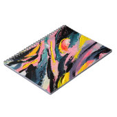 Frühlingsfest. Farbige Texturmalerei. Ab Notizblock (Linke Seite)