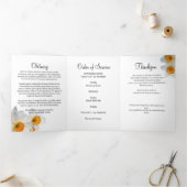 Frühlingsfest Feiern des Lebensprogramms Dreifach Gefaltete Ankündigung (Innenseite)