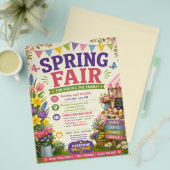 Frühlingsfest Flyer (Vorderseite & Rückseite)