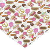 Frühlingsfest Karneval Foods Corndog Nachos Kurzer Tischläufer (Ecke)