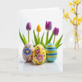 Frühlingsfest-Kunstkarte Karte (Gelbe Blume)