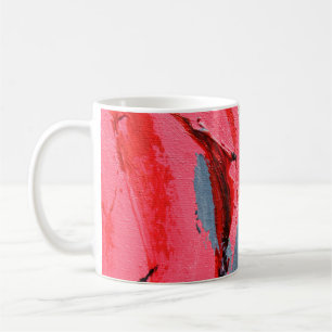 Frühlingsfest. Mehrfarbige Texturmalerei. Ab Kaffeetasse
