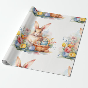 Frühlingsfest - Osterhase Geschenkpapier