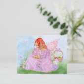 Frühlingsfest Ostern Sonnige Postkarte (Stehend Vorderseite)