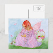 Frühlingsfest Ostern Sonnige Postkarte (Vorne/Hinten)