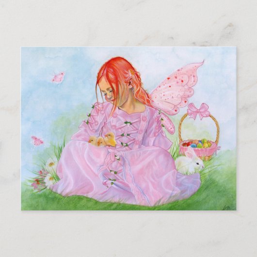 Frühlingsfest Ostern Sonnige Postkarte (Vorderseite)