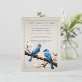 Frühlingsfest Probe Dinner Einladung (Stehend Vorderseite)