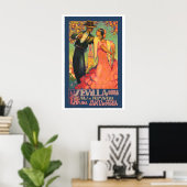Frühlingsfeste in Sevilla, Karwoche und Feria Span Poster (Heimbüro)