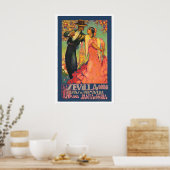 Frühlingsfeste in Sevilla, Karwoche und Feria Span Poster (Küche)