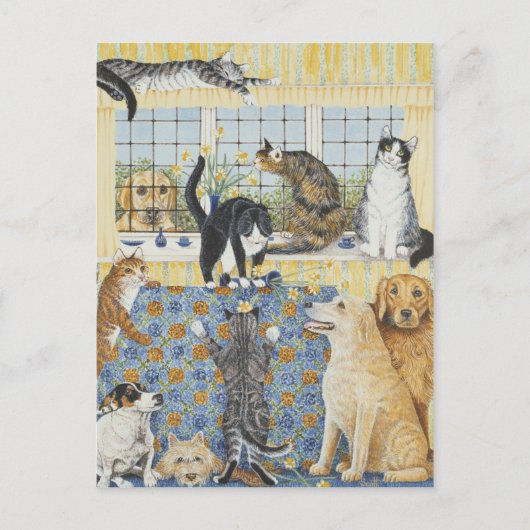 Frühlingsfieber Postkarte (Vorderseite)