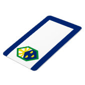 Frühlingsflagge Colorado Magnet (Linke Seite)