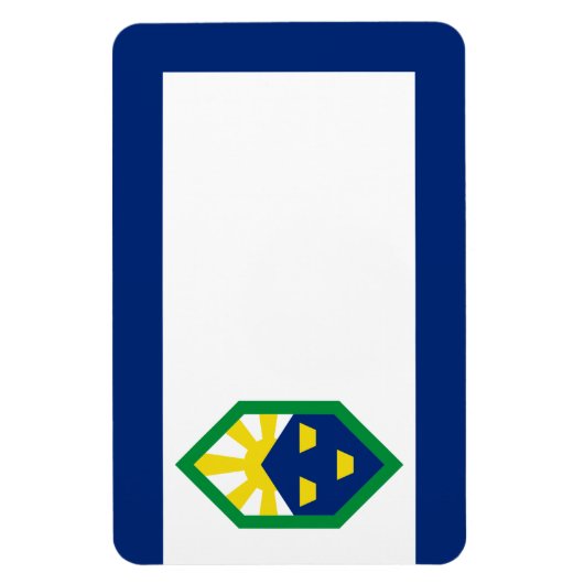 Frühlingsflagge Colorado Magnet (Vertikal)