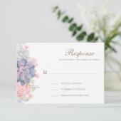 Frühlingsfleckencreme RSVP Karte (Stehend Vorderseite)