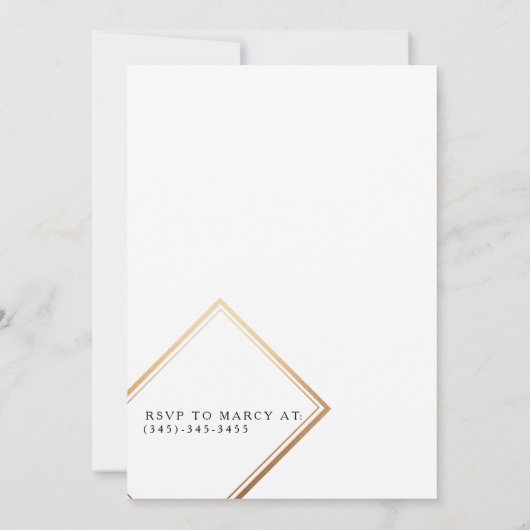 Frühlingsflora | Geburtstagspartei Einladung (Rückseite)