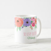 Frühlingsflora Gesegnet Kaffeetasse (VorderseiteRechts)